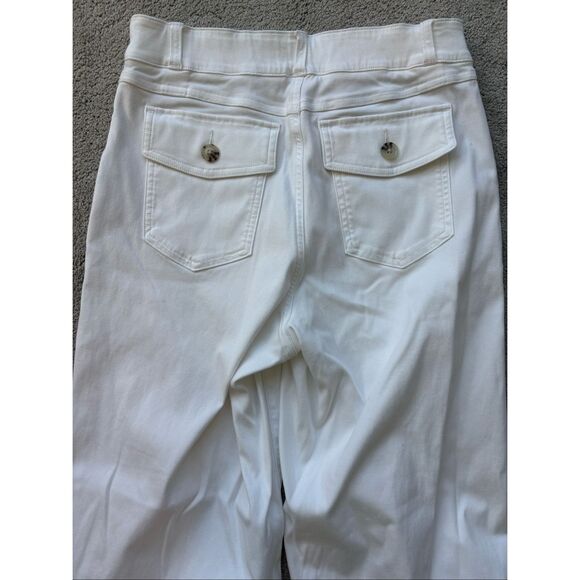 Best Seller ⭐️SPANX stretch twill wide leg pull on pant, $128 , Med C29 - Picture 7 of 8